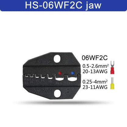Crimping pliers jaw HS-03BC/40J/10WF/10A/103/2546B/35WF/05H/06WF2C for 230mm pliers plug spring and crimping cap terminals