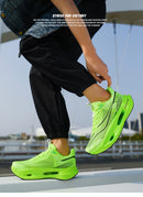 2025 New Men's Sneakers Thick Bottom Cushioning Running Shoes Athletic Training Carbon Plate Jogging Shoes Women's Tennis Shoes