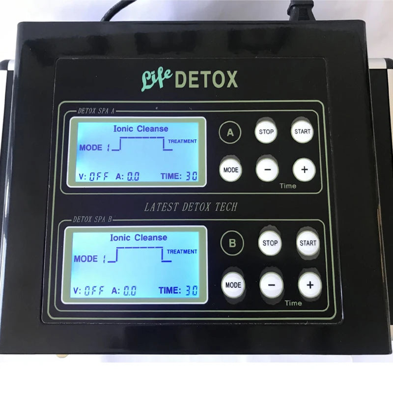 Dual System Ionic Foot Detox Machine Deep Cleanse Spa Detox Machine Relieves Fatigue Promote Blood Circulation Good Health Care