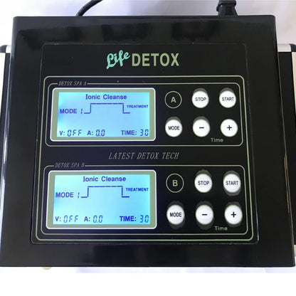 Dual System Ionic Foot Detox Machine Deep Cleanse Spa Detox Machine Relieves Fatigue Promote Blood Circulation Good Health Care
