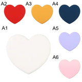 Heat Resistant Silicone Mat Thicker Drink Cup Non-slip Pot Coasters Heart-shaped Placemat Kitchen Accessories Holder Table