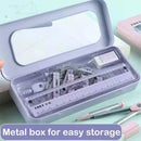 7-Piece Compass and Ruler Set Student Ruler Set Cute Rriangle Ruler Set Exam Specific Ruler Box Set Ruler Set School Starts