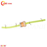 Motorcycle Universal Gas Fuel Filters and Fuel Pipe For 49cc 50cc 110cc 125cc Motocross Dirt Pit Bike Moped Scooter ATV Go Kart