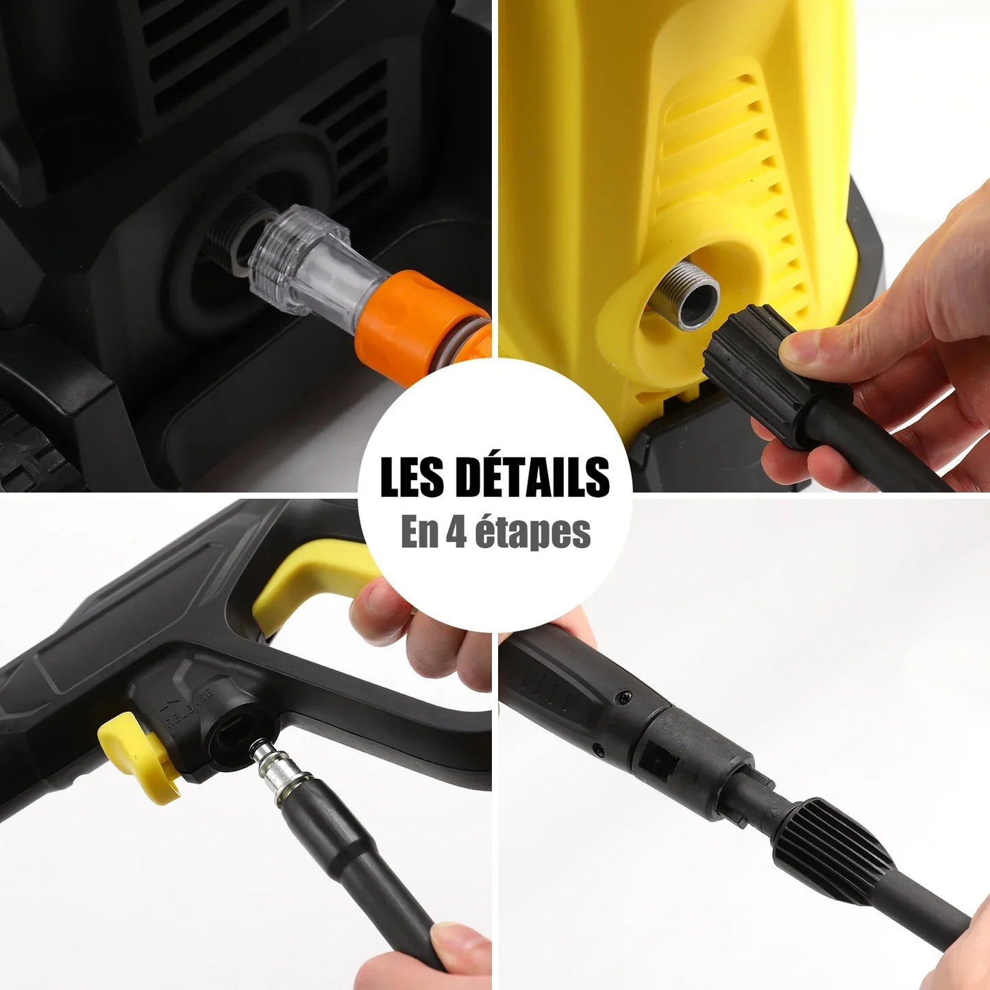 1500W High Pressure Cleaner Washers Car Washers Garden Washing Cleaning Tools For Karcher Water Gun Garden Watering Gun