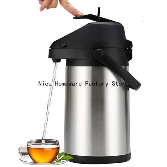 Botella de agua caliente de acero inoxidable, termo con aislamiento al vacío, jarra térmica para café de acero inoxidable, termo para mate, jarra térmica