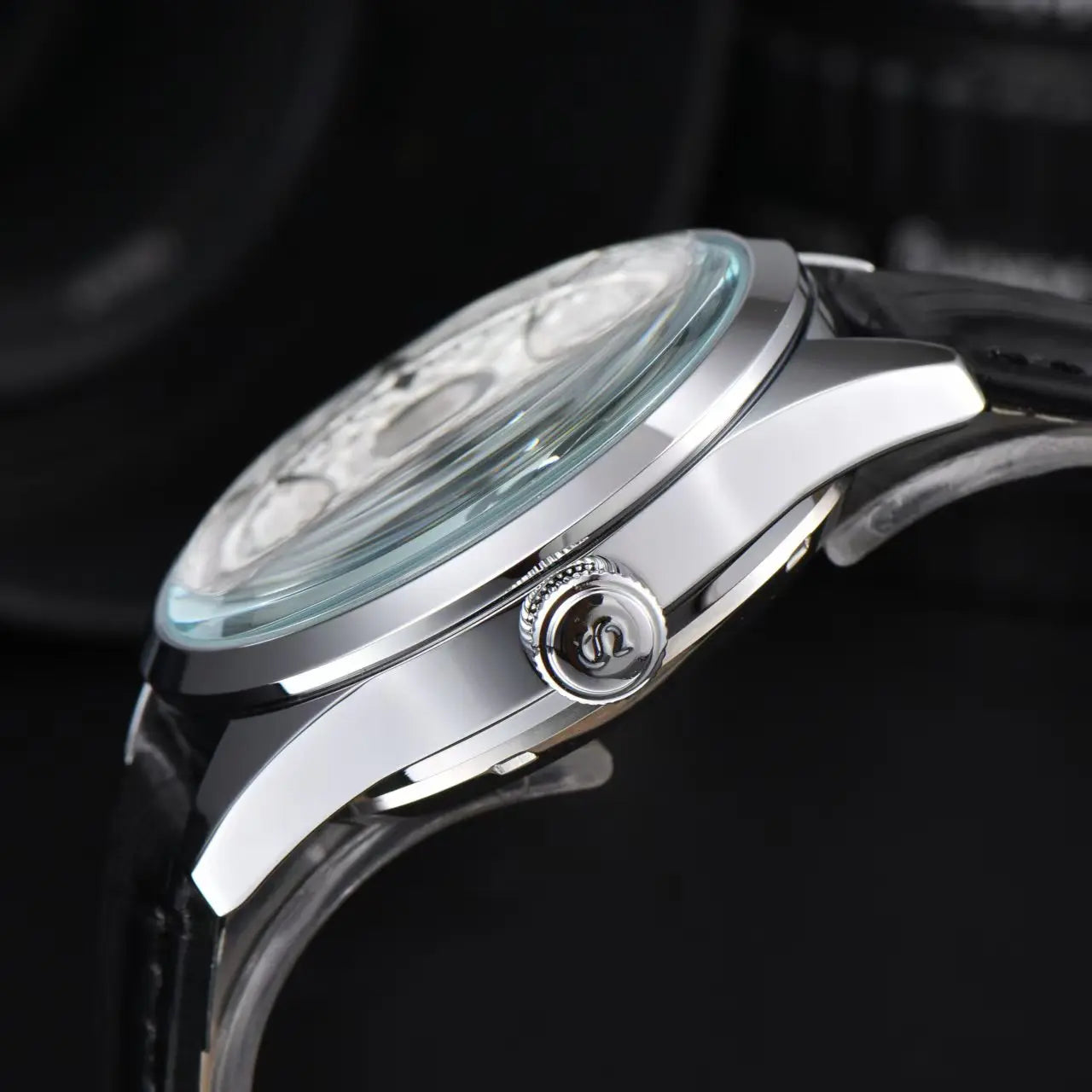 Seiko Fashion Business Machinery Watch Simple Casual Men's and Women's Couple Watch High Quality Leather Strap Waterproof Watch