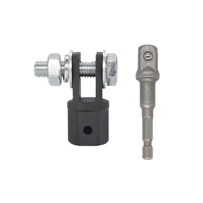 1/2 Inch Scissor Jacks Adaptor Drive Impact Wrench Adapter Tool Jack Shear Chrome Vanadium Steel Adapter Steel Ball Joint Rod