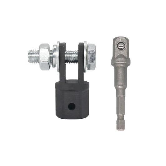 1/2 Inch Scissor Jacks Adaptor Drive Impact Wrench Adapter Tool Jack Shear Chrome Vanadium Steel Adapter Steel Ball Joint Rod