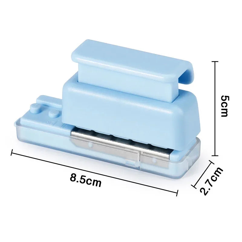 Fromthenon 5 Holes Puncher Loose Leaf Notebook Paper Mini Puncher Loose-leaf Binding Student Office Stationery Supplies