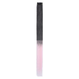 New Stripe Printed Clip-in Hair Extensions Synthetic Straight Hair Highlights Colorful 18 Inch Wig Hairpieces for Girls
