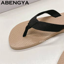 2025 Summer Hot Red Sole Flip Flops Flat Slippers For Women&Men Thick Sole Lazy Mules Casual Vacation Beach Slides Couple Shoes