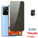 Privacy Glass For Xiaomi 14T 13T 11T 12T Pro Anti-Spy Tempered Glass Mi 11 Lite 5g NE Screen Protector Xiomi 11 T Film Smartphone Mi 11Lite 11i Mi11T Prevent Peeping Protective Glasses Mi 11T Pro 9H Glare Glass