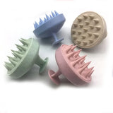 Limpieza y masaje de cabeza Cepillo de masaje para cuero cabelludo húmedo y seco Masaje suave Bolsa de aire acolchada Acondicionamiento profundo del cuero cabelludo no invasivo