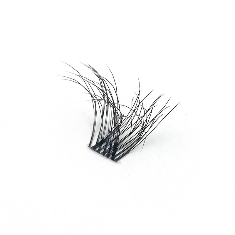 5D DIY Cluster Invisible band Lashes Segmented Bundle Thick Eyelashes Extension Russian Volume Individual False Lashes Cilios