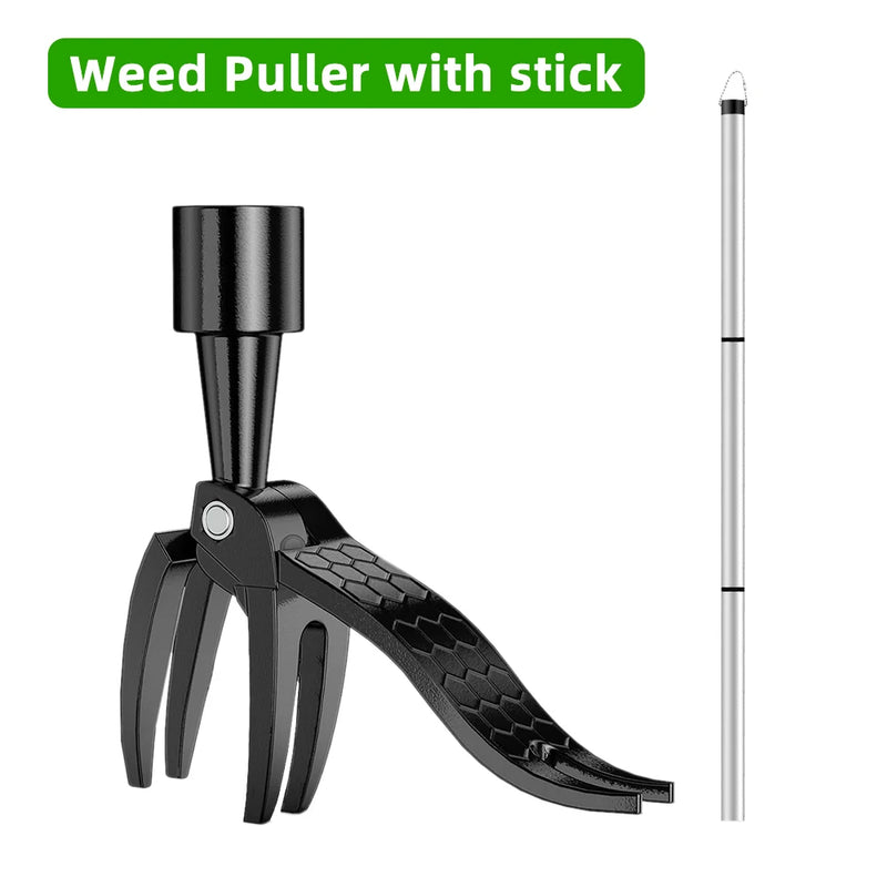 Stand Up Weed Puller Claw Tool Aluminum Alloy Weeding Head Replacement Garden Foot Pedal Digging Grass Shovel Root Remover