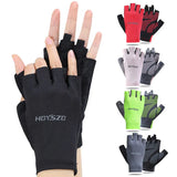 Guantes de entrenamiento de pesas pesadas para gimnasio, fitness, para hombres y mujeres, culturismo, medio dedo, antideslizantes, soporte de muñeca, levantamiento de pesas, deportes