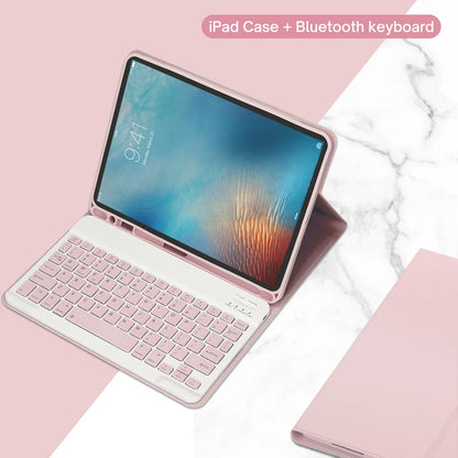 For iPad 5th Gen 2017 6th Gen 2018 9.7inch Case, Bluetooth keyboard case for iPad Air 1st 2nd Pro 9.7inch