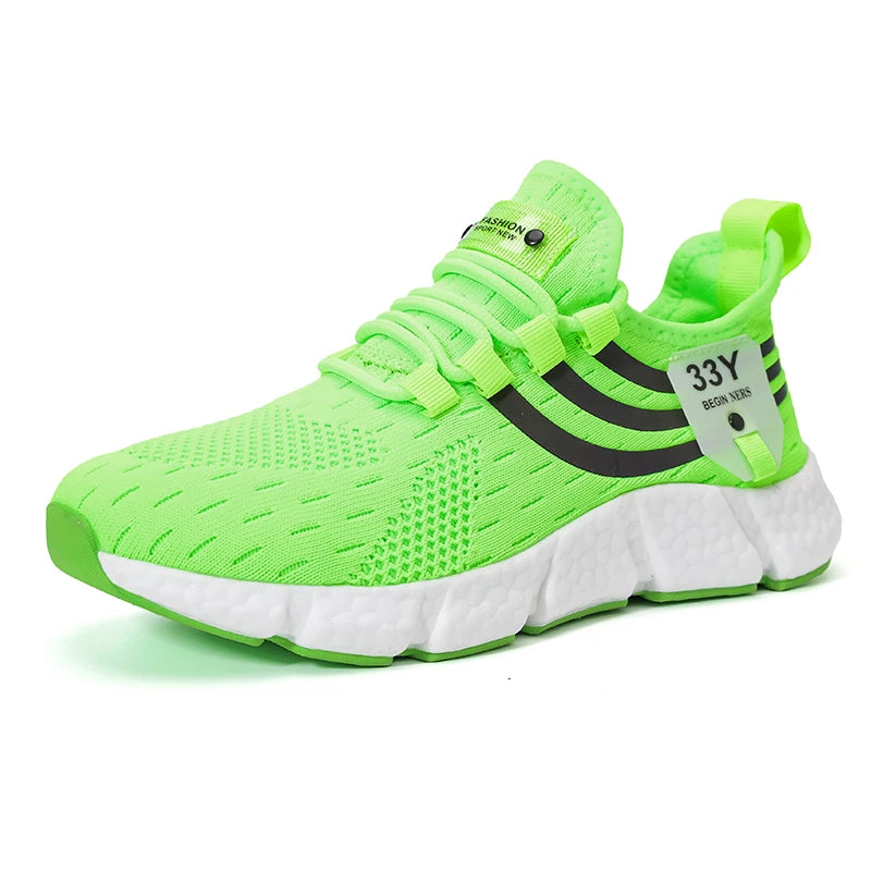 Men's Casual Sneakers Summer Breathable Sport Shoes Lightweight Outdoor Mesh Running Shoes Athletic Jogging Tennis Walking Shoes