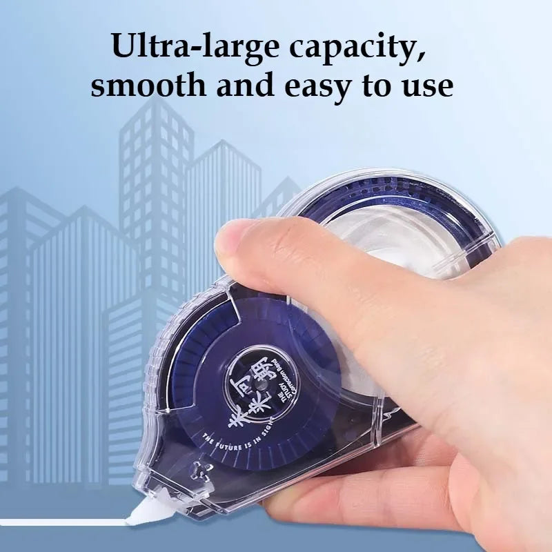 5/6PCS Permanent Adhesive Tape Correction Tape Roller Set Smooth Compact Design with No Drying Time Adhesive Grooves for School