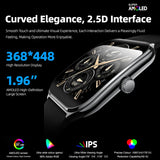 New For OPPO Ultra Thin Smart Watch Men Woman 1.96" HD AMOLED 70+Sports Mode Health Monitor Bluetooth Call Waterproof Smartwatch