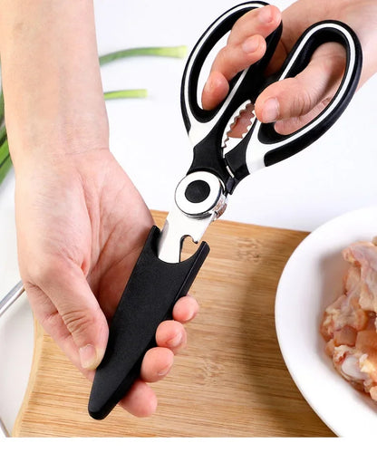 Heavy Duty Kitchen Scissors Multifunctional Dishwasher Safe Meat Poultry and General Purpose Scissors Stainless Steel Utility