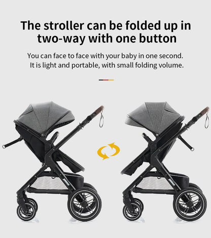 Baby stroller 3 in1,four wheel stroller,2 in 1 baby car,Lightweight strollers,Mutifunction Strollers,baby carriage,Poussette