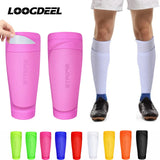Loogdeel Soccer Shin Guard Covers,Shin Pads Socks Soccer Sock Sleeves Shin Pads Holders Shin Guard Sleeves for Kids Youth Adults