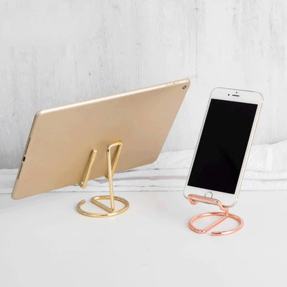 Cute Card Holder Gold Metal Paper Organizer Binder Clip Display Office Business for Men & Women Fashion Desktop Decorative