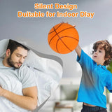 Silent Dribbling Basketball Indoor Foam Ball Size 3/5/7 High Bounce Noiseless Non-deforming For Indoor Training Basketball