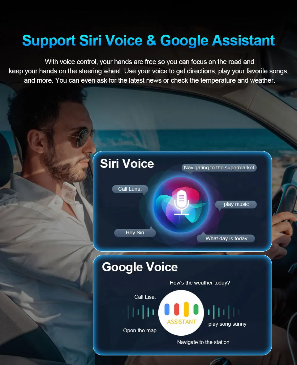 2026 New! 2-in-1 Mini Wireless Adapter Seamlessly Enable Carplay & Android Auto Plug & Play For Most Vehicle Models