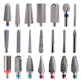 1pc Nail Drill Bit Rotate Burr Milling Nail Cutter Bits Electric Drill Machine For Manicure Pedicure Tools