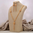 Jewelry Set For Women  Gold Plated With Necklace Pendant Nigerian Wedding Jewelry