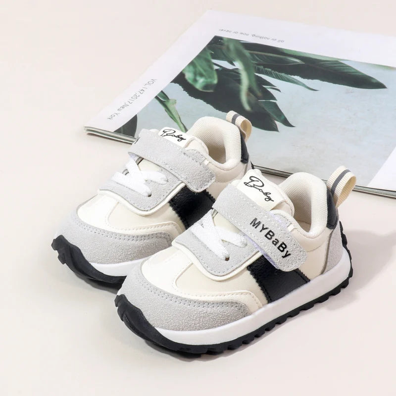 Spring and Autumn Children Casual Sports Shoes High Quality Anti Slip Walking Shoes for Girl Boy Cute Baby Prewalker Shoes BM16