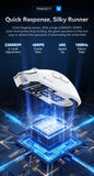Attack Shark X11 Wireless Mouse Paw3311 22000DPI Buletooth Three Mode Rgb Charging Dock Lightweight Game E-Sports Mouse Laptop