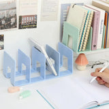 Multi-function Book Magazine Bookshelf Storage Bookends Stand Desk Organizer Holder for Books CD Files School Office Supplies