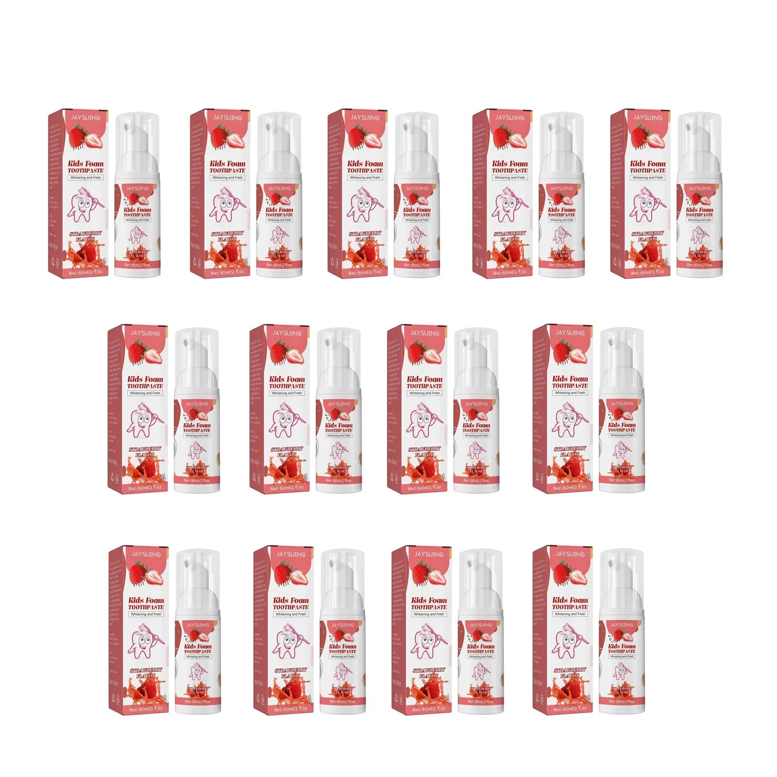 Children Foam Toothpaste Yellow Teeth Stain Removal Gingiva Protection Whitening Brighten Deep Cleaning Teeth Mousse for Kids