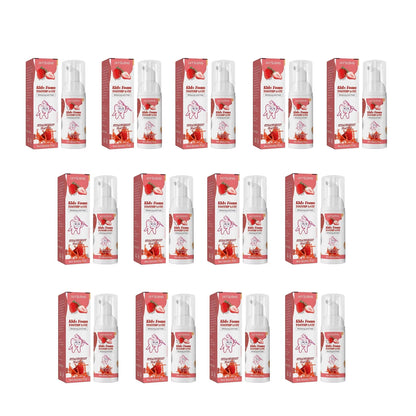 Children Foam Toothpaste Yellow Teeth Stain Removal Gingiva Protection Whitening Brighten Deep Cleaning Teeth Mousse for Kids