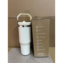 30 oz Premium Steel Travel Cup with Non-Slip Base - Car, Office, Hiking, Leak and Sweat Resistant Design