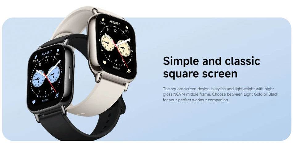 Global Version Xiaomi Redmi Watch 5 Lite 1.96'' AMOLED display 18-Day Battery life Built-in GNSS 5ATM Bluetooth® calling