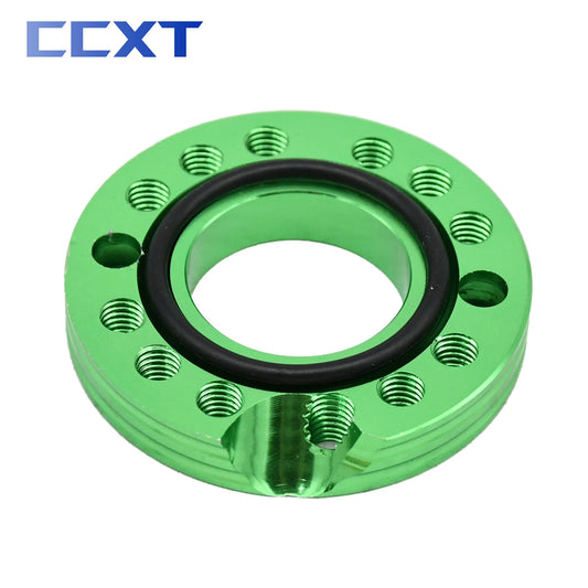28mm CNC Carb Adjuster Carburetor Inlet Manifold Spinner Plate Adapter For Motorcycle ATV KTM Honda Yamaha Kawasaki Universal