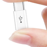 1PCS/5PCS Micro USB Female To Type C Male Adapter Mobile  Phone  Android Converter Micro-B To USB-C Data Cable Connector