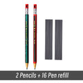 2.0mm Mechanical Pencils Set 2B Automatic Student Pencils with Sharpener Color Pencil Leads School Pens Kawaii Cute Stationery