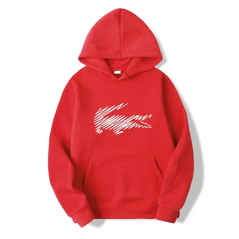 Men's and Women's Hoodie Sweatshirt Fashion Print Black Gray Pink Hooded Hip Hop Wool Hoodie Men's Brand Hoodie Street Clothing
