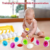 Eggs Screws 3D Puzzle Montessori Learning Education Math Toys Kids Shape Match Smart Game For Children Educational Easter Gifts