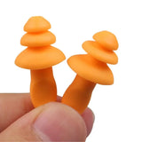 Soft Silicone Corded Ear Protector Soundproof Earmuffs Noise Protection Earplugs Sleep Snoring Reusable Ear Plugs