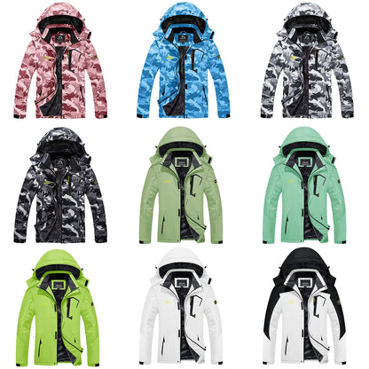 TACVASEN Chaqueta de esquí y snowboard de invierno para mujer, forro polar térmico, impermeable, informal, para trabajo, lluvia, cortavientos, parka