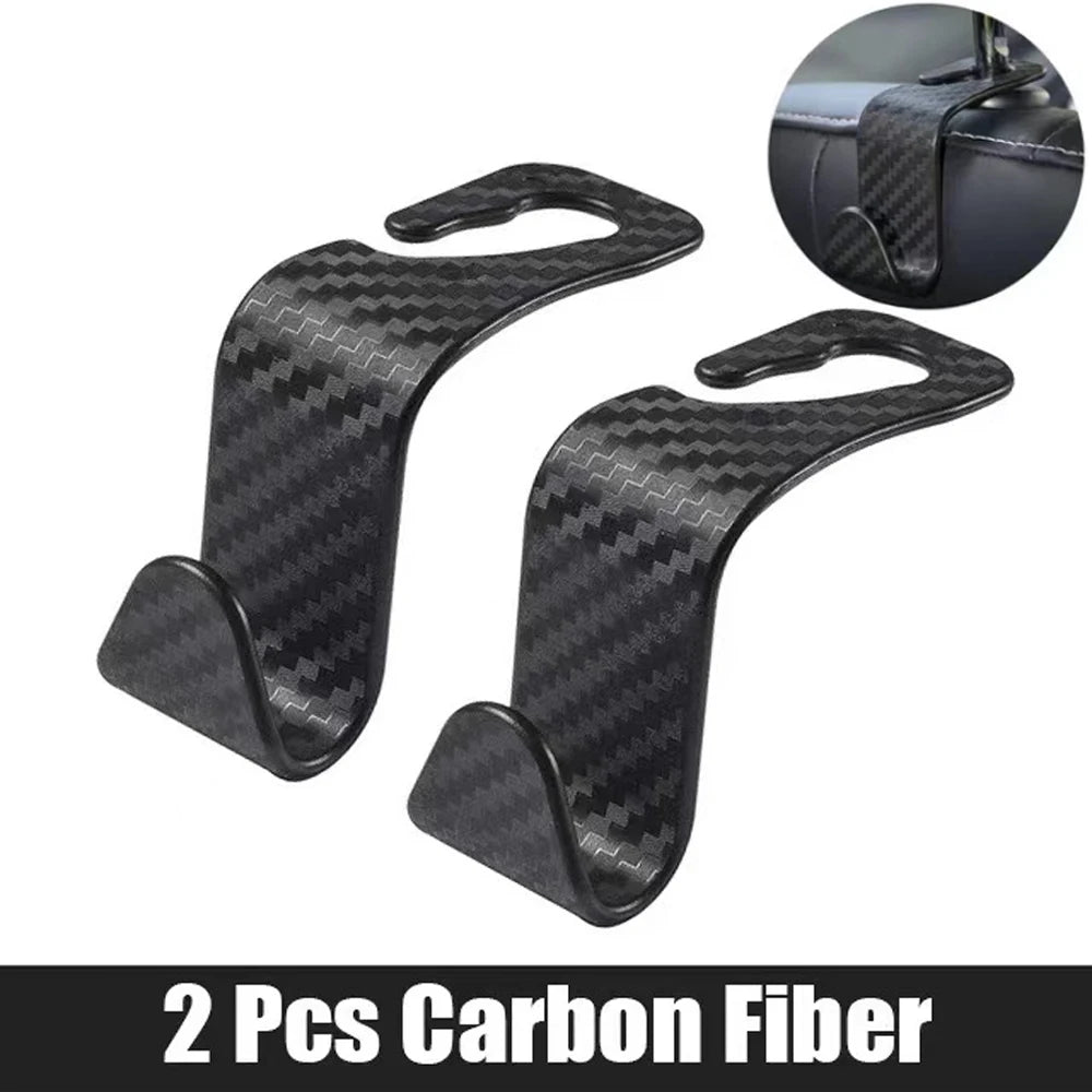 1/2/4Pcs Universal Auto Seat Headrest Hook Storage Hanger Car Vehicle Back Seat Organizer Holder Clip Car Interior Accessories