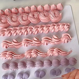 8pcs Piping Nozzles Set, Stainless Steel Icing Nozzles, Cream Cake Piping Tips For Dessert Biscuit Cup Cake, Kitchen Accessories