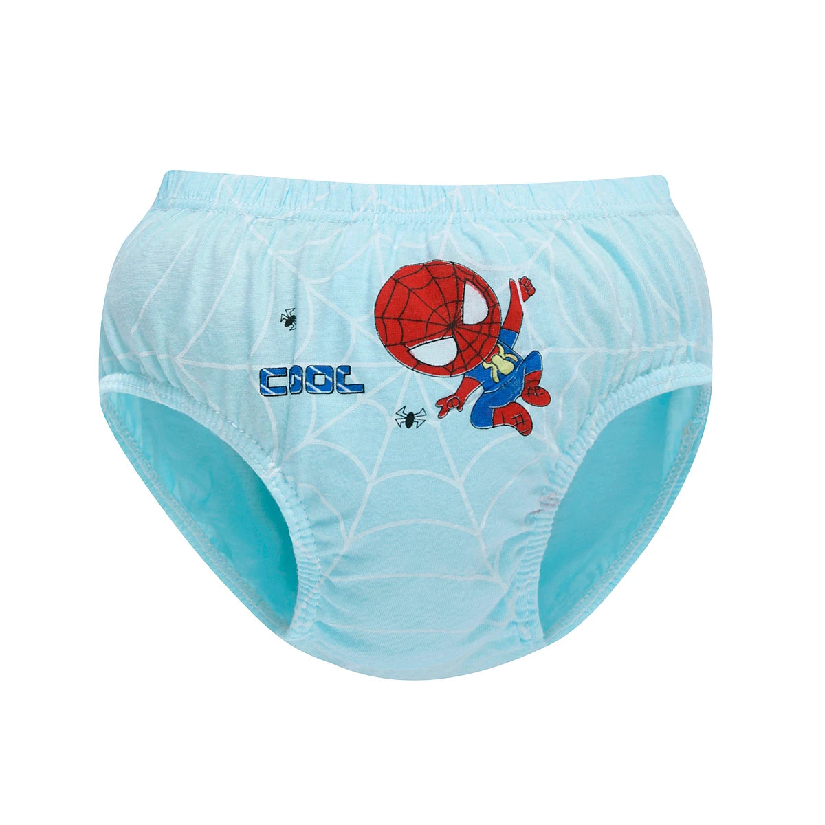 Exquisite Boxed 5-Piece Boys Underwear Soft Breathable Cotton Children Boys Briefs Spider-Man Cartoon Kids Triangle Knickers
