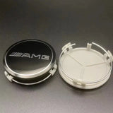 Car Wheel Center Caps, Hub Caps, Rims Cover, Mercedes Benz, AMG, A, B, C, S, Class, E, GLA, CLA, GLB, GLK, GLS, Accessories, 75mm, 4 PCS 